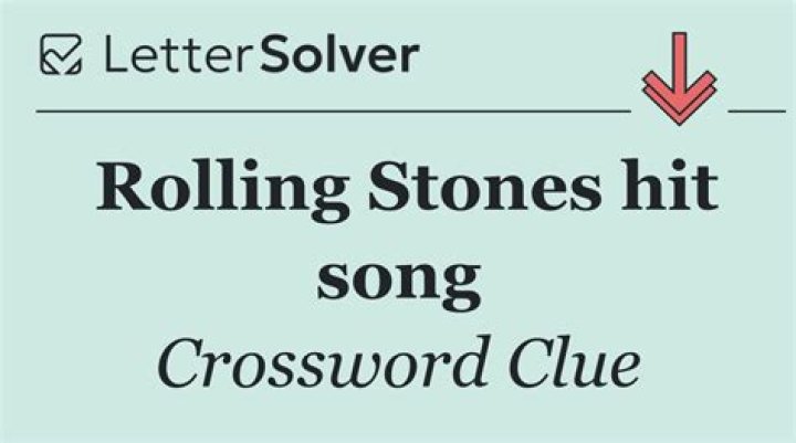 1966 hit by the Rolling Stones Crossword Clue