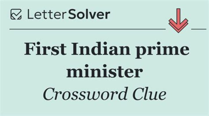 1990s Indian prime minister Crossword Clue
