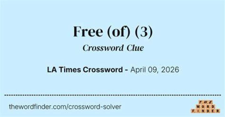 3.0 Crossword Clue