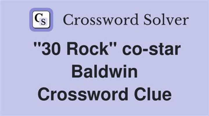 “30 Rock” co-star Crossword Clue