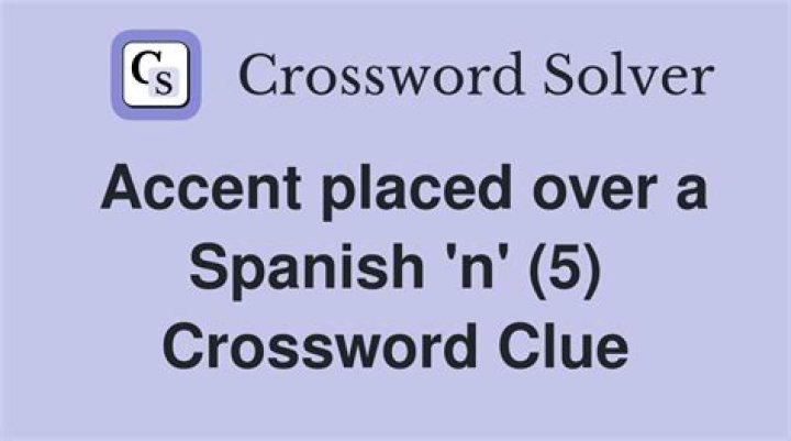 Accent ___ Crossword Clue