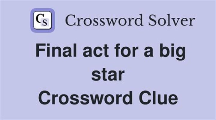 Act big? Crossword Clue
