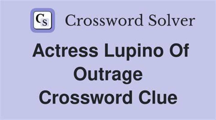 Actress/director Lupino Crossword Clue