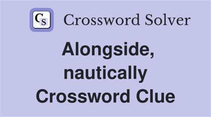 Alongside Crossword Clue