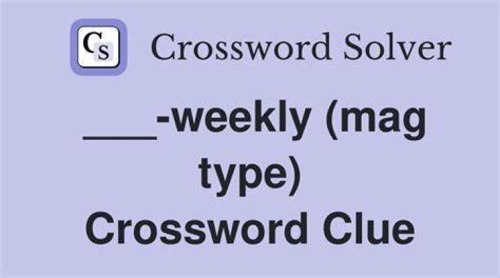 Amateur mag Crossword Clue