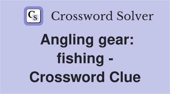 Angling accessory Crossword Clue