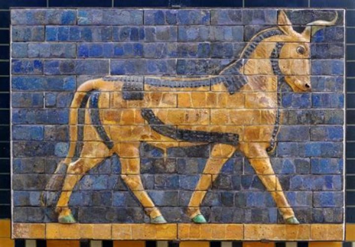 Animals depicted on the Ishtar Gate Crossword Clue