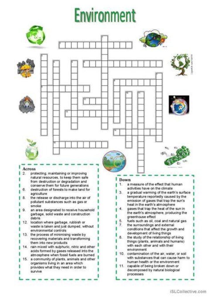 Anticonsumerists aiming to help the environment Crossword Clue