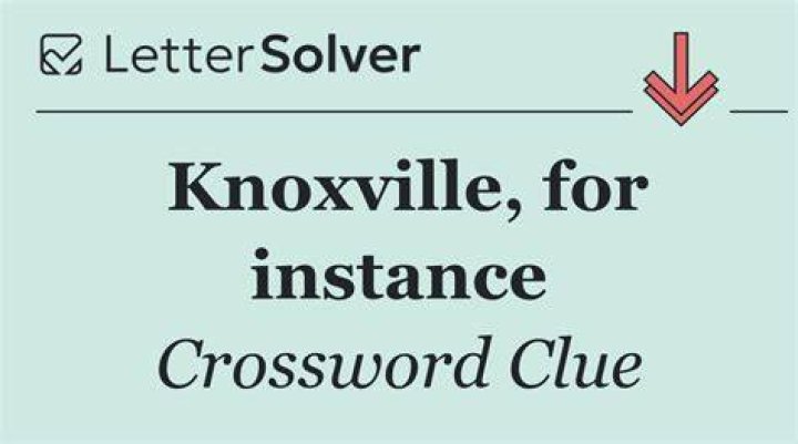 Asheville-to-Knoxville dir. Crossword Clue