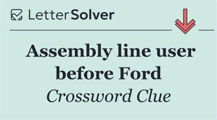 Assembly line feature Crossword Clue