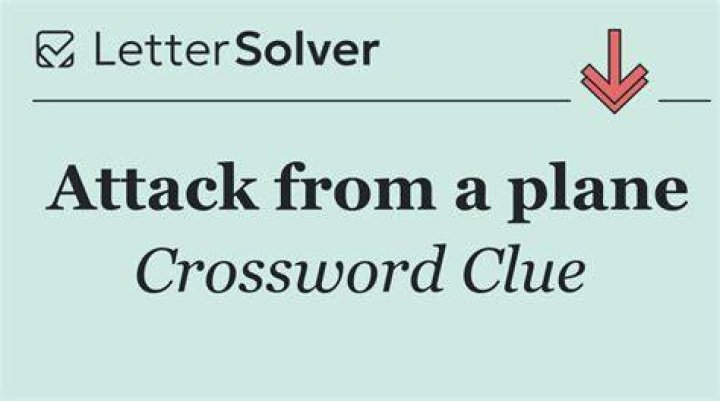 Attack with a low flyover Crossword Clue