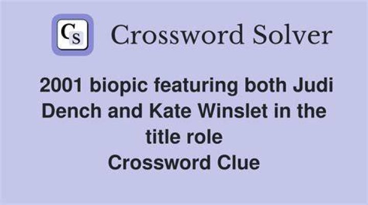 Author Murdoch played onscreen by Kate Winslet and Judi Dench Crossword Clue