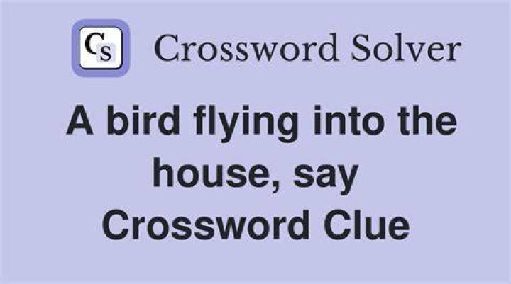 Avid bird-watcher, say Crossword Clue