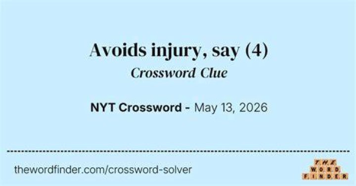Avoids a fastball, say Crossword Clue