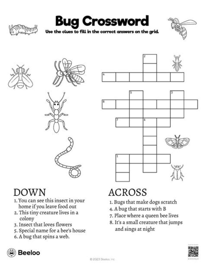 Baby bug Crossword Clue