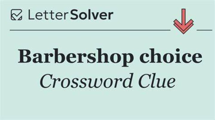 Barbershop amenity Crossword Clue
