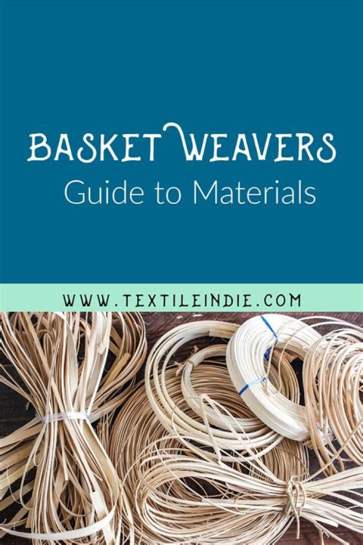 Basket-weaving materials Crossword Clue