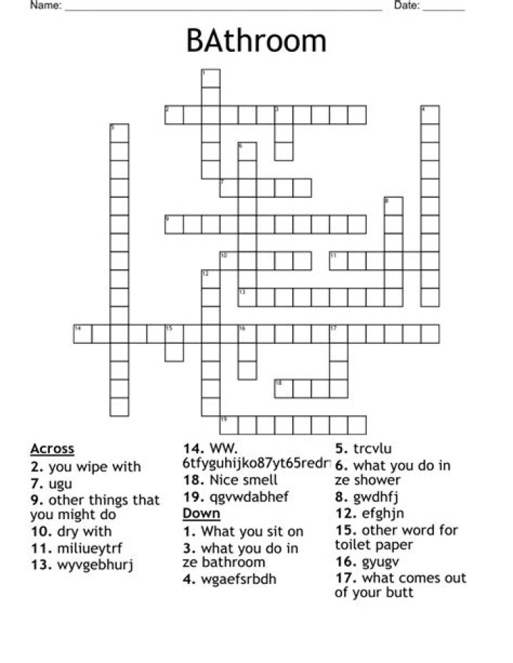 Bathroom cabinet item Crossword Clue