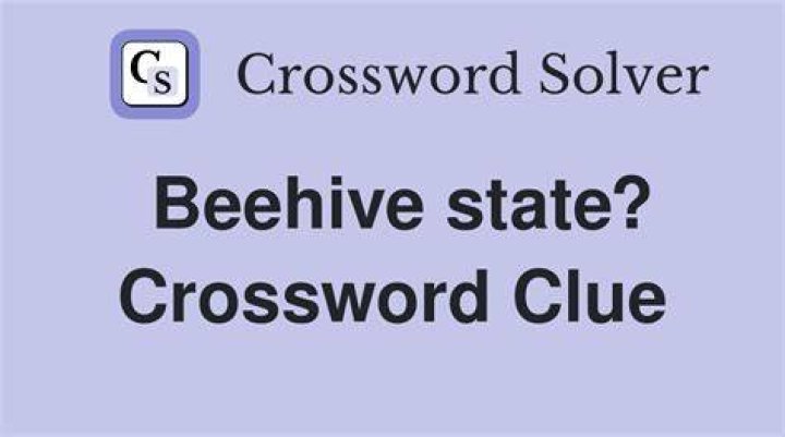 Beehive State bloomer Crossword Clue