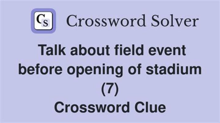 Before opening? Crossword Clue