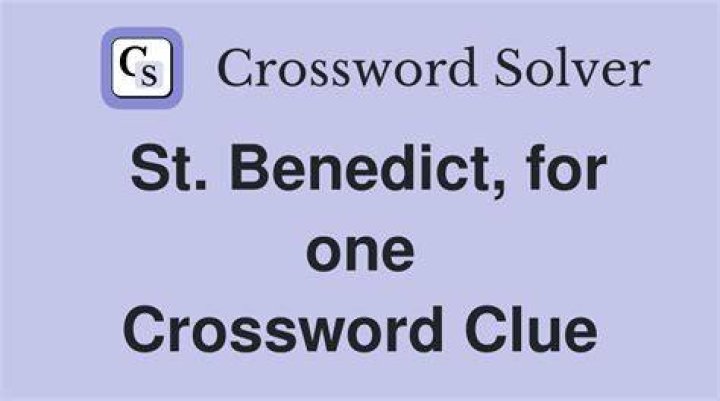 ___ Benedict Crossword Clue