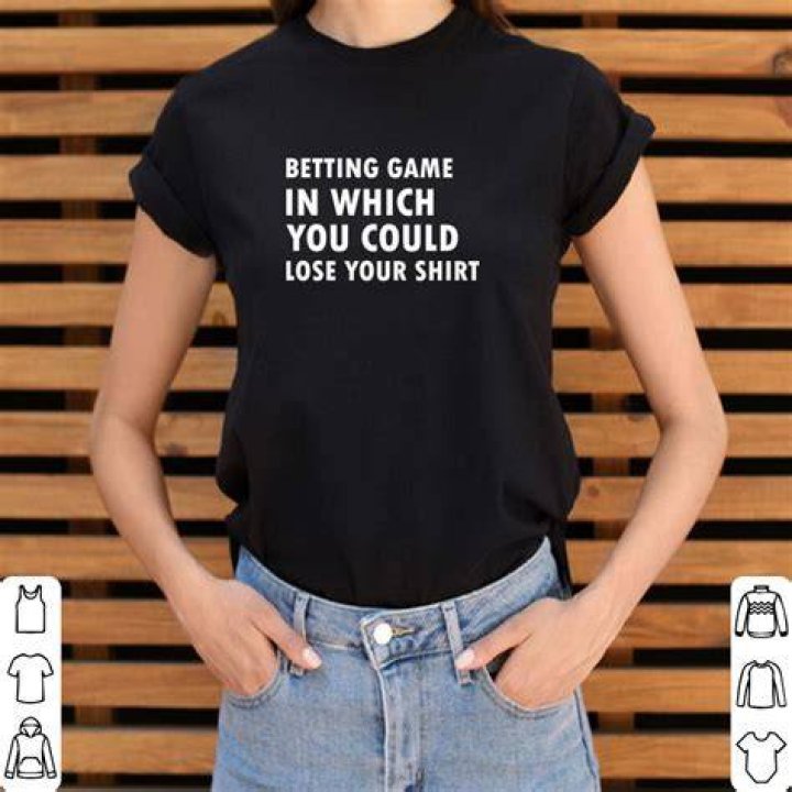Betting game in which you could lose your shirt Crossword Clue