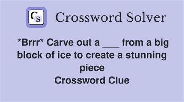 Big block Crossword Clue