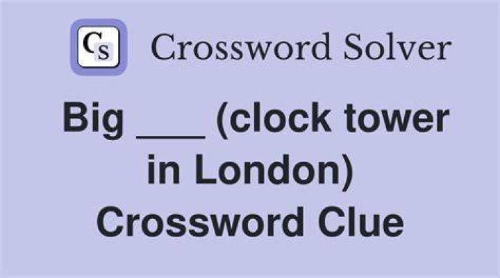 Big tower, for short? Crossword Clue