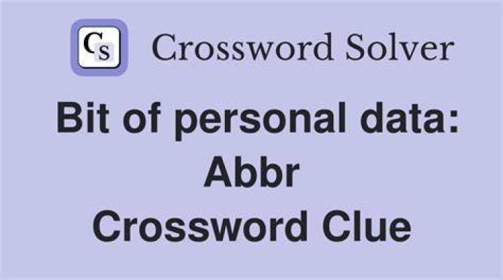 Bit of info for an accountant: Abbr. Crossword Clue