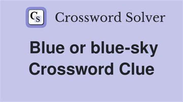 Blue words Crossword Clue