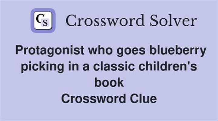 Blueberry-picking girl of children’s literature Crossword Clue