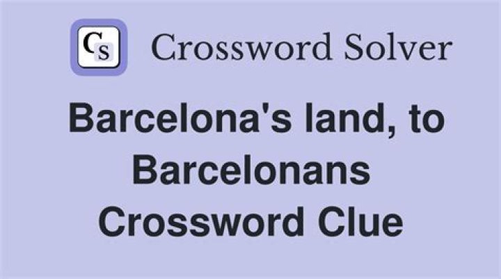 Boy, in Barcelona Crossword Clue