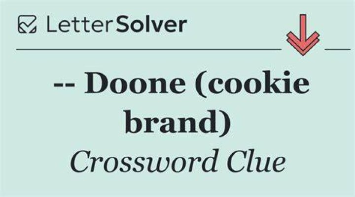 Brand with the flavor Cookie Cobblestone Crossword Clue