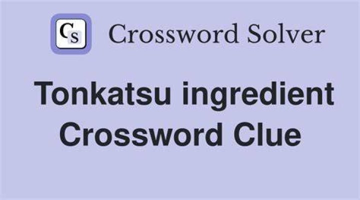 Breading for tonkatsu Crossword Clue