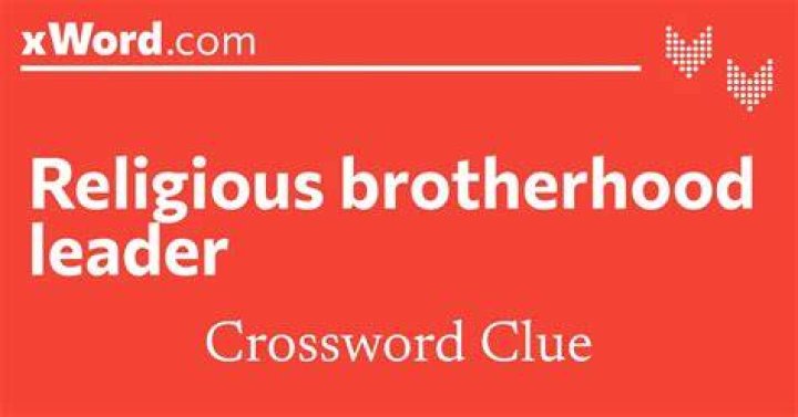Brotherhood Crossword Clue