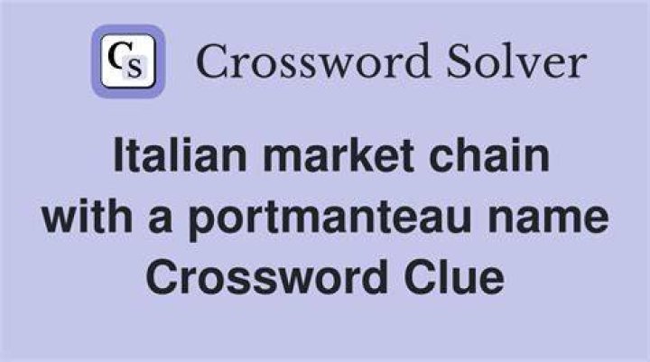 Businesses with a portmanteau name Crossword Clue