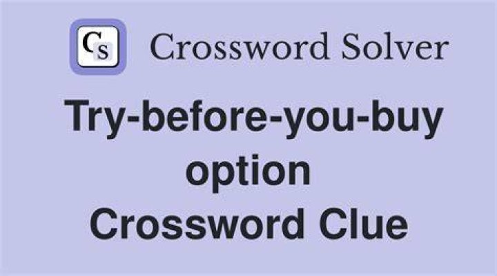Buy in, say Crossword Clue