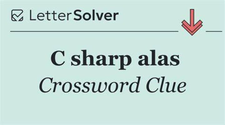 C-sharp? Crossword Clue