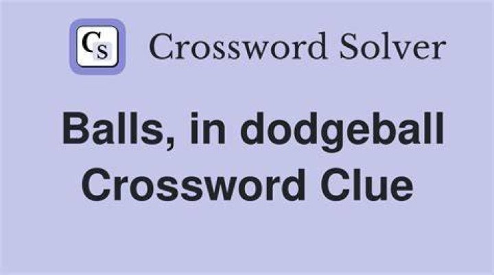 Called balls, say Crossword Clue