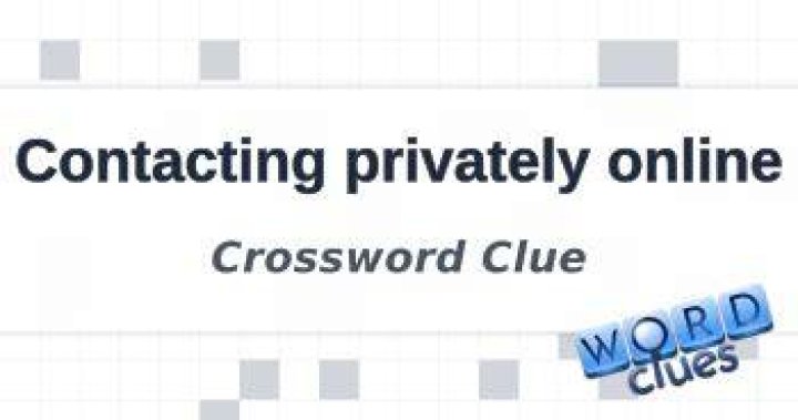 “Can we talk privately?” Crossword Clue