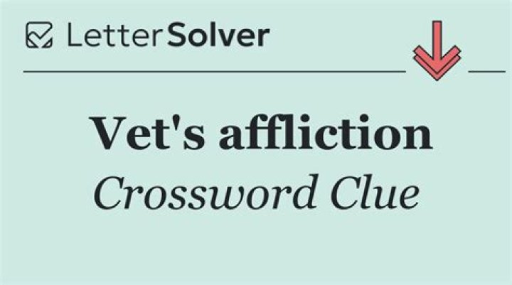 Canine affliction Crossword Clue