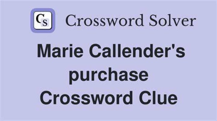 Canner’s purchase Crossword Clue