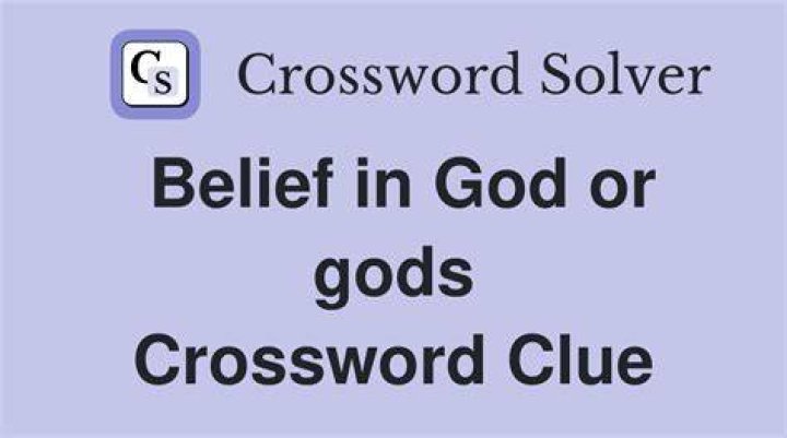 Capital-B Belief Crossword Clue