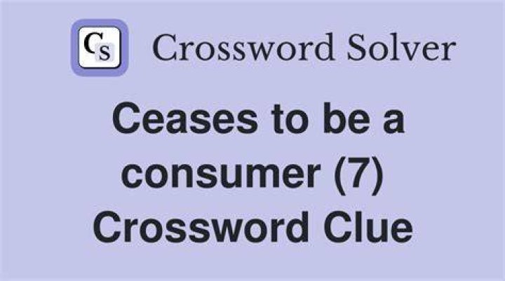 Ceases Crossword Clue