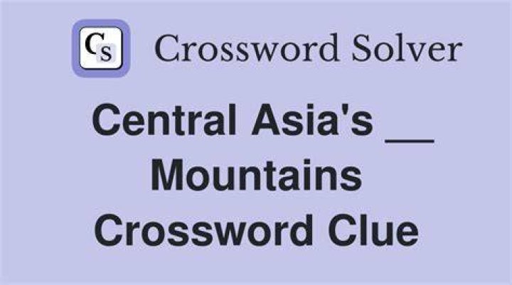 Central Asia’s ___ Mountains Crossword Clue