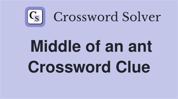 Certain ant Crossword Clue