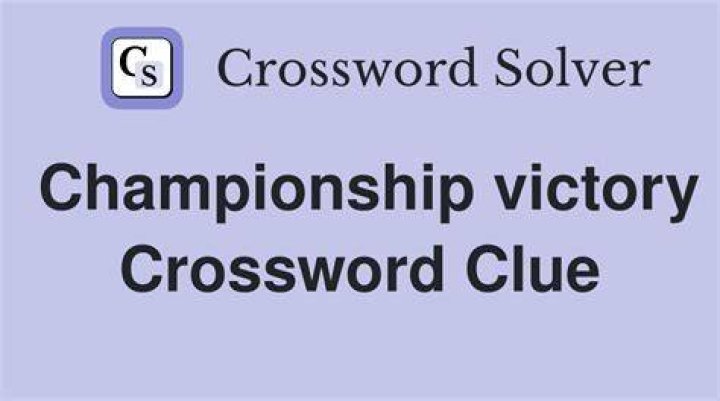 Championship mementos Crossword Clue
