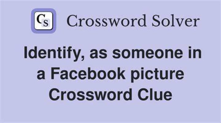 Changes a name on, as a Facebook photo Crossword Clue
