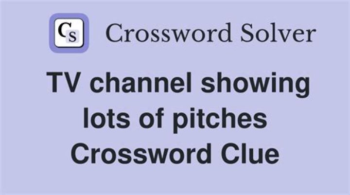 Channel Crossword Clue
