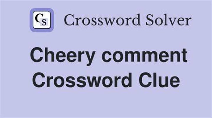 Cheery sort? Crossword Clue